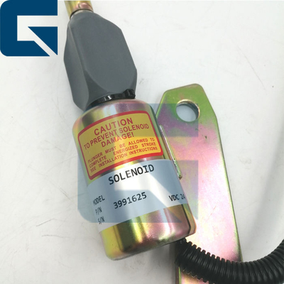 3991625 Fuel Shut Off Solenoid Valve For  R210LC-7 R225-7 Excavator