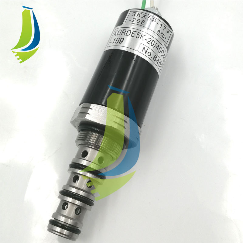 KDRDE5K-20/40C40-109 Spare Parts Solenoid Valve KDRDE5K2040C40109 For EC210B Excavator