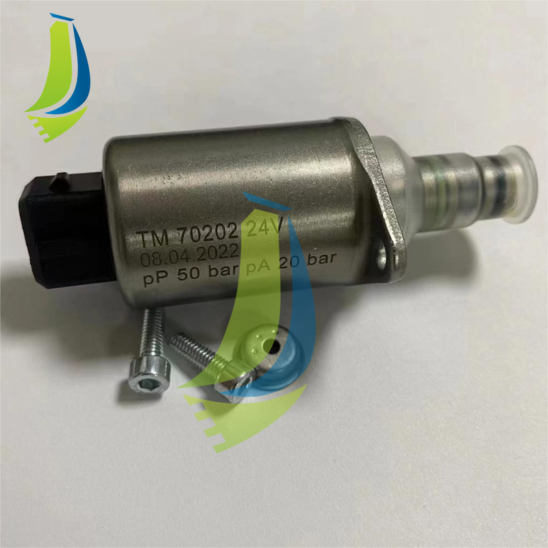 TM70202 Excavator Spare Parts Solenoid Valve 24V Pressure Reducing Solenoid Valve Tm70202